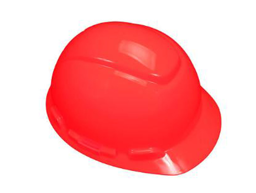 3M H-705P Red Hard Hat - 4 Point Pin Lock. - Click Image to Close